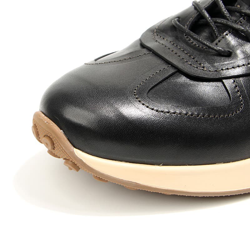 luxury Genuine Leather Handmade Men's Shoes, Casual Horsehide Men Sneakers, Daily Footware For Man, leather Sneakers thumbnail 10